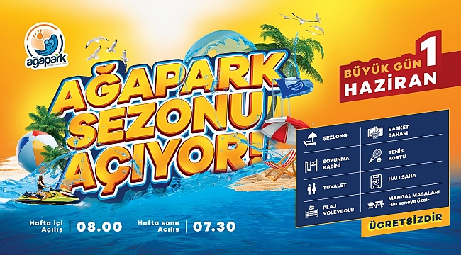 Mavi Bayraklı Ağarpark’ta Sezon 1 Haziran’da Açılıyor