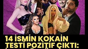14 ismin kokain testi pozitif çıktı: İşte testi pozitif çıkan ünlüler