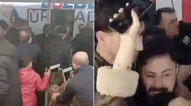 Bursa Büyükşehir Belediye Başkanı Mustafa Bozbey’e saldırı! Basın toplantısı sırasında panik anları kamerada...