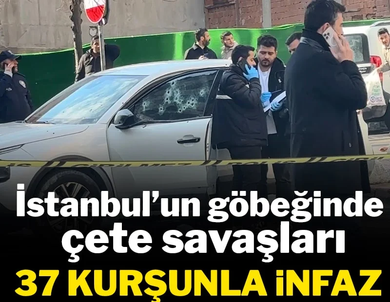 İstanbul Kağıthane’de sokak ortasında kanlı pusu! Tam 37 kurşun sıktılar: Görüntüler kan dondurdu!