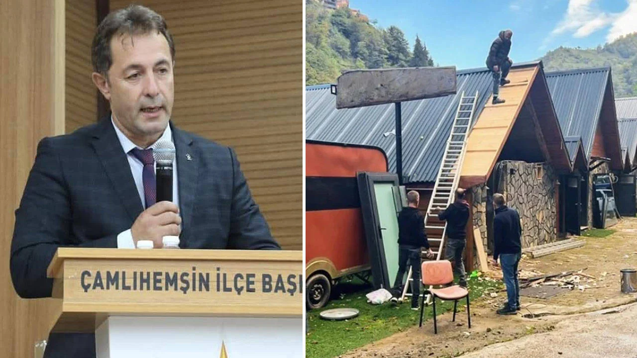 Kaçak bungalovdan hapis cezası aldı: AKP’li ilçe başkanı istifa etti
