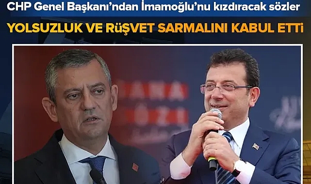 Özgür Özel'den rüşvet ve yolsuzluk itirafı! İBB'deki kirli çarkı kabul etti