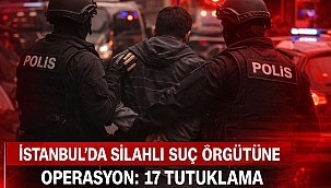 İstanbul’da Silahlı Suç Örgütüne Operasyon: 17 Tutuklama