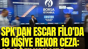 SPK'dan Escar Filo'da 19 kişiye rekor ceza: 68.2 milyon lira