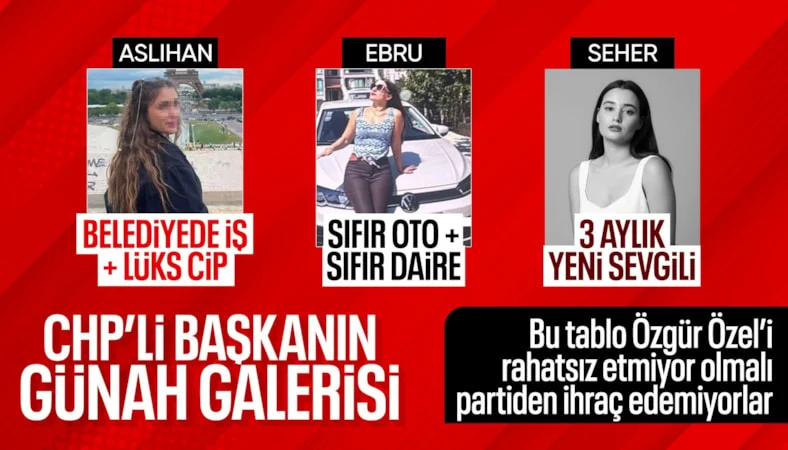 CHP'li Özkan Yalım'ın sevgililerine aldığı hediyeler