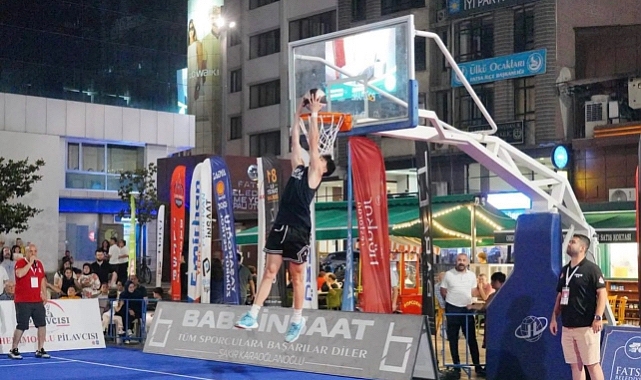 Örnek Organizasyon! Fatsa'da 3x3 Basketbol Turnuvasına Yoğun İlgi