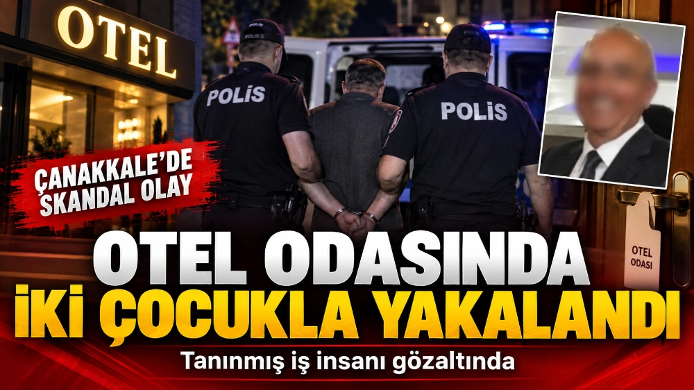 İş insanı otel odasında iki çocukla basılmıştı: Çocukların ifadesi ortaya çıktı