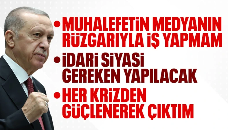 Cumhurbaşkanı Erdoğan'dan 'fon krizi'ne değindi: Bizim için ahlaktan ayrı değildir